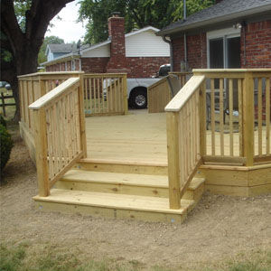 Decks with Handrails